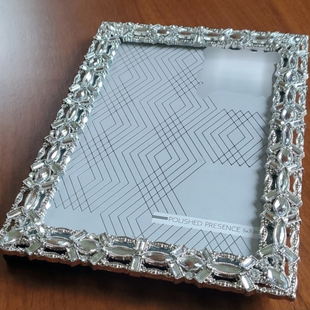 Rhinestone glam picture frame 5 x 7